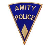 Écusson brodé Jaws Amity Police - Diamant jaune