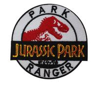 Écusson brodé Jurrasic Park Ranger Circle - À repasser ou à coudre - Pour vêtements, chemises, jeans, etc