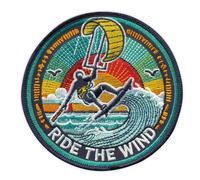 Écusson brodé Kitesurf Ride The Wind à coudre
