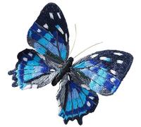 Écusson Brodé Kits de broderie papillon for débutants, avec cerceau, broche à main, Kit de broderie, couture, couture, point de croix, ensemble de décor(Embroidery Kit-H)