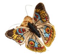 Écusson Brodé Kits de broderie papillon for débutants, avec cerceau, broche à main, Kit de broderie, couture, couture, point de croix, ensemble de décor(Embroidery Kit-C)