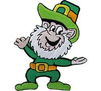 Écusson brodé Leprechaun irlandais à coudre ou à repasser pour la Saint-Patrick