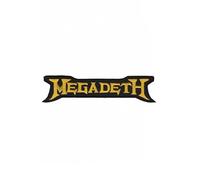 Écusson brodé Megadeth Gold_1 - Patch thermocollant - Accessoire