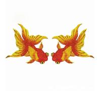 Écusson Brodé Patch de fleur de Rose brodé 2 pièce/ensemble, artisanat de bricolage for jean, chapeau, sac, vêtements, accessoires, Badges(27-sew)