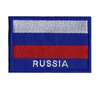 Écusson Brodé Patche Drapeau Russe Russie A Coudre Pays Monde