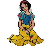 Écusson brodé Princesse Blanche-Neige à repasser ou à coudre sur sac