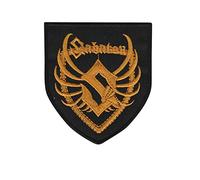 Écusson brodé Sabaton Gold Power Metal Band Patch Patch thermocollant Accessoire souvenir