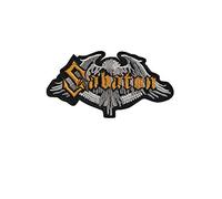 Écusson brodé Sabaton Power Metal Band HQ Patch Patch thermocollant Accessoire souvenir