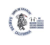 Green House Écusson brodé Sons of Patch Anarchy Biker Moto dos thermocollant Grande taille