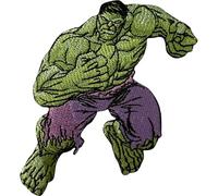 Écusson brodé The Incredible Hulk à thermocoller sur une chemise, un jean, un sac, des vêtements