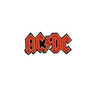 Écusson brodé thermocollant ACDC Rouge