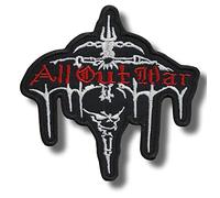 Écusson brodé thermocollant All Out War