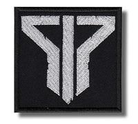 Écusson brodé thermocollant avec inscription « Smash Into Pieces »