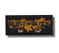Écusson brodé thermocollant Beast in Black