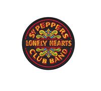 Écusson brodé thermocollant Beatles SGT Peppers Lonely Hearts Club Ban