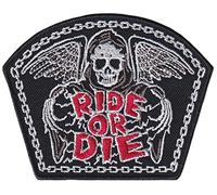 Écusson brodé thermocollant et/ou a coudre - ride or die