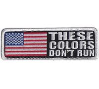 Écusson brodé thermocollant et/ou a coudre - usa these colors don't run