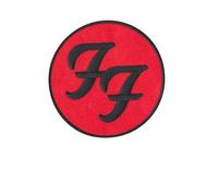 Écusson brodé thermocollant Foo Fighters Us Rockband Round_1