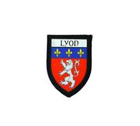 Ecusson Brode Thermocollant Imprime Blason Ville Departement Lyon Gones