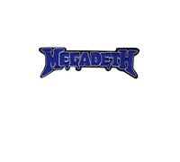 Écusson brodé thermocollant Megadeth Bleu foncé