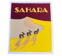 Écusson brodé thermocollant ou à coudre Motif désert du Sahara 8,9 cm