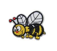 Écusson brodé thermocollant patch à coudre applique Petite abeille