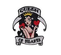 Écusson brodé thermocollant Reine de Cœur Accessoire souvenir