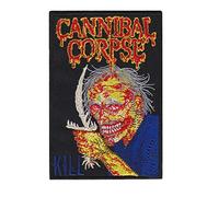 Écusson brodé thermocollant représentant un cadavre cannibal Hq Death Metal Ban Accessoire souvenir