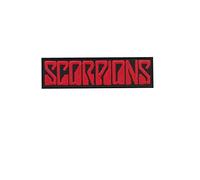 Écusson brodé thermocollant Scorpions Rouge Scorpions