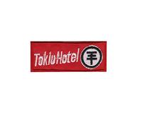 Écusson brodé thermocollant Tokio Hotel Petit modèle Rouge
