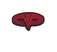 Écusson brodé Van Halen rouge ovale Hard Rock Band Patch Patch Patch Accessoire