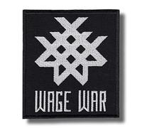 Écusson brodé Wage War Patch thermocollant