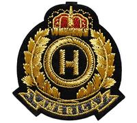 ecusson couronne royal roi reine queen us usa amerique 7x6cm patche insigne
