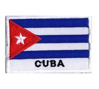 Ecusson Cuba Patche Drapeau Cubain Antilles Patch Pays Monde Sport A Coudre