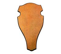 Écusson de chasse rond Akah Orange 45x24 cm