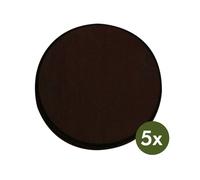 Écusson de chasse rond Akah (x5) Marron 22 cm