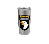 Écusson de la 101e division d'infanterie aéroportée de l'armée américaine, vétérans Gobelet isotherme en acier inoxydable double paroi