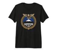Écusson de l'aigle du Mont Fuji, Patrimoine Japonais T-Shirt Haut de Gamme