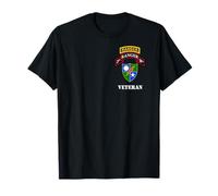 Écusson de l'armée américaine Ranger - 2e bataillon de Rangers - Noir vétéran T-Shirt