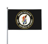 Écusson Des Scouts Imjin Coréens Dmz Drapeaux Imprimé Drapeau Maison Éclatantes Bannière Cour 90X150Cm Pour Dortoirs Extérieure Intérieure