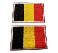 Ecusson Drapeau Belge Belgique Patch Badge Applique brodé-rie thermocollant