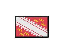 Écusson drapeau de l'Alsace de la France Strasbourg Grand Est #42624