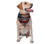 Écusson du 1Er Bataillon avec Onglet Bavoir Bandana Triangulaire pour Animal Polyester Bandanas Chien Chats Ajustable Serviettes Triangle pour Animaux