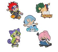 Écusson émaillé Anime: Demon Slayer Tanjirou Manga Pin, Klein, Métal non précieux