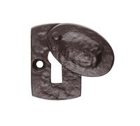 Écusson Euro (à l'unité) couvert Carlisle Brass noir antique 30mm