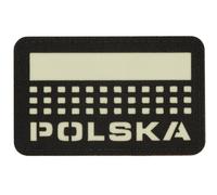Écusson Flaga Polska Laser Cut M-Tac - Black Luminate