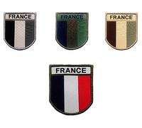 Ecusson France désert brodé sur tissu
