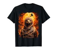 Écusson Golden Eagle Mummy dans Une Citrouille effrayante Halloween Night T-Shirt Graphique avec Valeur
