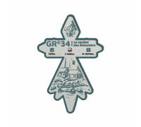 Écusson GR®34 Le Sentier des Douaniers - Bretagne