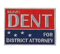 Écusson Harvey Dent for District Attorney (7,6 cm) The Joker Nurse thermocollant ou à coudre pour costume de super-héros méchant